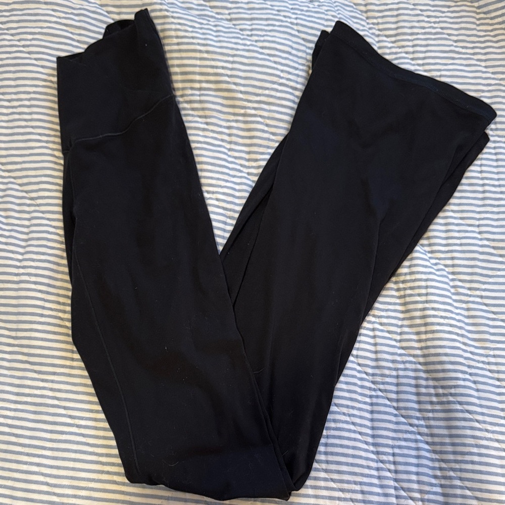 Aerie Black Flare Leggings xs